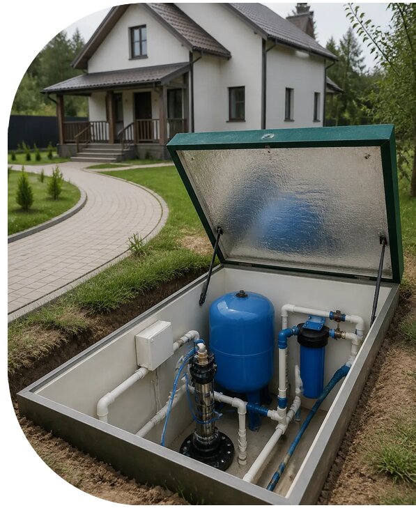 Автономное водоснабжение дома в Рассказове от 153225 р. | АПаруса-Рсз