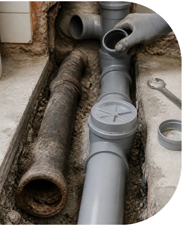 Профессиональная замена канализационной системы в Рассказове