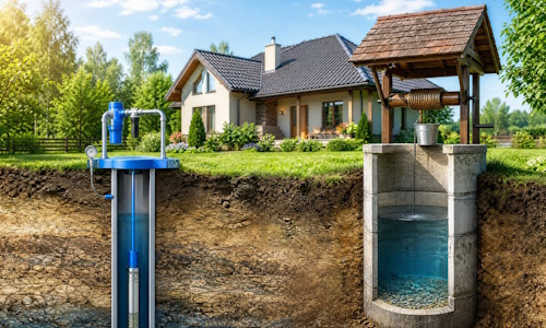 Автономное водоснабжение загородного дома Рассказово: скважина или колодец 